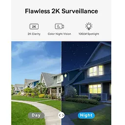 IP-камера відеоспостереження Baseus Security B1 Outdoor Camera 2K S0SV002130 White - мініатюра 6