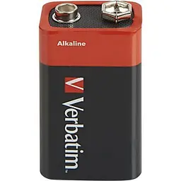 Батарейка Verbatim Крона Alcaline 9V х 1 (49924) - мініатюра 2