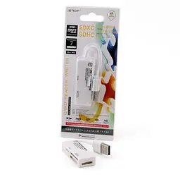 Кардридер USB Atcom TD2047, білий, USB 2.0 - microSD/SD/MS (10716)