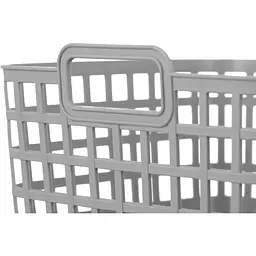 Кошик для зберігання Ardesto пластик PP 20.6x20x12.4 см 3 л cірий (ARHC2503GG) - мініатюра 6