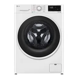 Пральна машина LG фронтальна, 8,5 кг, 1200, A+++, 48см, дисплей, пара, інвертор, білий (F2V3GS7WW)
