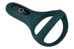 Подвійне ерекційне кільце Fun Town Rise Turquoise, керування зі смартфона - мініатюра 2