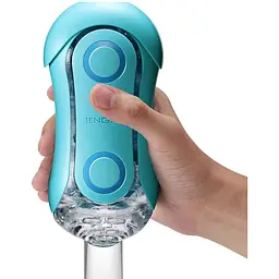 Мастурбатор Tenga Flip Orb - Ocean Blue, з можливістю зміни тиску та стимулювальними кульками всередині - мініатюра 7