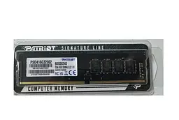 Оперативна пам'ять DDR4 Patriot SL Signature Line 16 GB 3200MHz PSD416G32002 - мініатюра 4