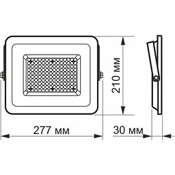 Світлодіодний прожектор Videx F2e 100W 5000K (VL-F2E-1005W) [144852] - мініатюра 4
