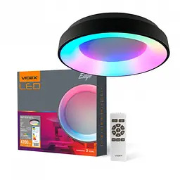 LED світильник Videx EDGE-RC-72W-BLACK (VLE-ERC-RGB-72B) - мініатюра 2
