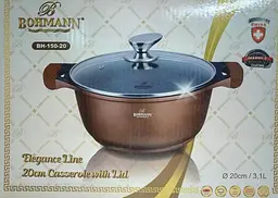Каструля Bohmann BH 150-20 Brown 20 см 3.1 л - мініатюра 10