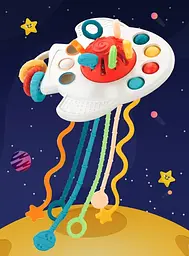 Дитяча розвиваюча тактильна іграшка Urmywo Космоліт (U1303) - мініатюра 4