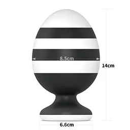 Анальна пробка LoveToy X-Missioner Butt Plug 5.5,14 см - мініатюра 3