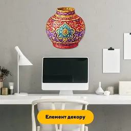Дерев'яний фігурний пазл puzzlean Рубінова Амфора, А3, Дерев'яна коробка 200 елементів - мініатюра 5