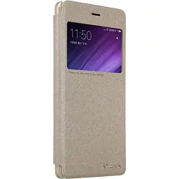 Чохол-книжка Nillkin Sparkle case Xiaomi Redmi 4 Gold - мініатюра 3