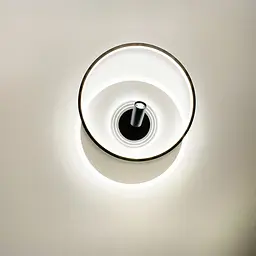 Стельова дизайнерська люстра LED Line.F MJ 50-500 BK+WT - мініатюра 6