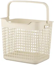 Кошик для білизни 38x29.5x33см 26л пластик PP бежевий ARDESTO hoz0012719