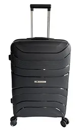 Валіза середня (M) Worldline Airtex 288 поліпропілен Чорний