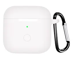 Чохол-накладка DK Silicone Candy Friendly з карабіном для Xiaomi Redmi Buds 3 (white) - мініатюра 2