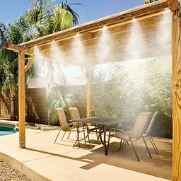 Система туман 10 м туманоутворювач для альтанок Patio Mistcooling Lit BD-10FT - мініатюра 8