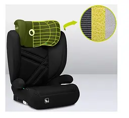 Автокрісло Lionelo Hugo I-Size Black Carbon, 15-36 кг, чорне (LO-HUGO I-SIZE BLACK CARBON) - мініатюра 9