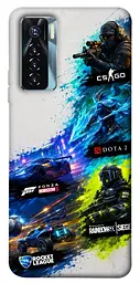 TPU чохол Demsky Full Throttle для TECNO Camon 17 Pro