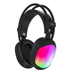 Бездротова ігрова гарнітура P890 RGB Bluetooth навушники з мікрофоном 40 мм драйвери 18 годин роботи чорний