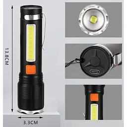 Ліхтар акумуляторний X-Balog BL-P12-P50 ручний з бічним світлом - мініатюра 6
