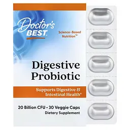 Пробіотики та пребіотики Digestive Probiotic 30 Caps Doctor's Best vit0005074