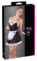 Костюм покоївки Cottelli Collection Costumes L чорний - мініатюра 6