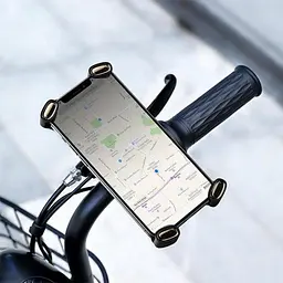 Мото-велотримач для смартфона Baseus Quick to take cycling Holder Applicable Black SUQX-01 - мініатюра 6