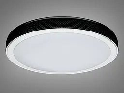Смарт-люстра кругла LED Diasha YR-500BLACK 72Вт, без пульта, для коридору, спальні, кухні, офісу, IP20 - мініатюра 3