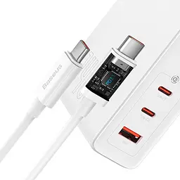 Адаптер - зарядний пристрій Baseus 140W GaN5 Pro Fast Charger + C to C кабель (CCGP100202) - мініатюра 5