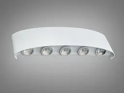 Фасадний LED світильник білий 4 промені 4 Вт - мініатюра 3
