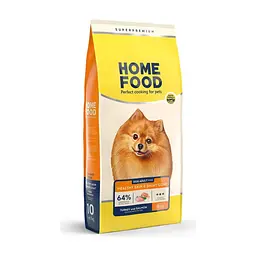 Сухий корм для собак Home Food ADULT MINI Healthy Skin And Shiny Coat з індичкою та лососем 10 кг (4820235020378)
