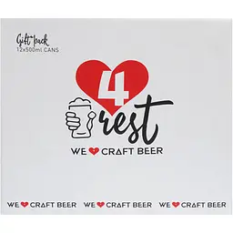 Набір пива Forever 4Rest 4.5-8% 6 л (12 шт. x 0.5 л) - мініатюра 4