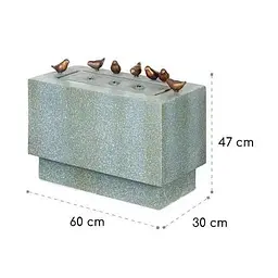 Фонтан садовий декоративний Blumfeldt Waterbirds LED (10034809) - мініатюра 5