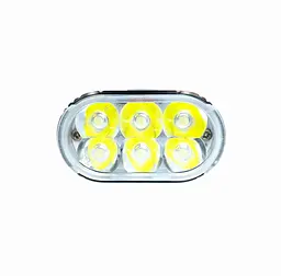Велосипедна фара передня West Biking YP0701417 1500 Lm 6 Led чорний (G0001993) - мініатюра 4