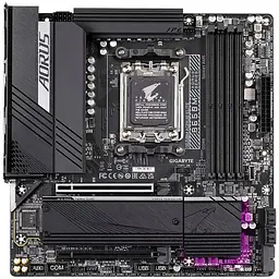 Материнська плата B650M AORUS ELITE sAM5 B650 4xDDR5 M.2 HDMI DP mATX Gigabyte teh0018945