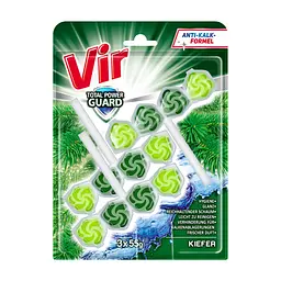 Туалетный блок Vir Total Power Guard Хвоя 3x55 г (3801003002186)