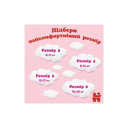 Підгузки Huggies Little Movers/Pants 6 (15-25 кг) для дівчинки 44 шт (5029053547664) - мініатюра 5