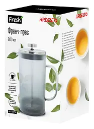 Френч-прес Ardesto Fresh 800 мл сірий (AR1108PFM) - мініатюра 3