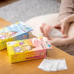 Детокс-пластирі Megumi Foot Relax Sheet Titanium для ніг (титан) 30 шт - мініатюра 2