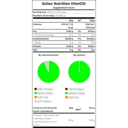 Карбо (вуглеводи) Scitec Nutrition VitarGo Orange 900 г - мініатюра 2