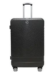 Валіза велика L ABS-пластик Worldline Airtex 652 78×52×34см 128л Сірий