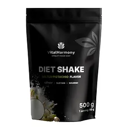 Замінник харчування Diet Shake, 500 грам Солона фісташка VitalHarmony vit0000673 - мініатюра 1