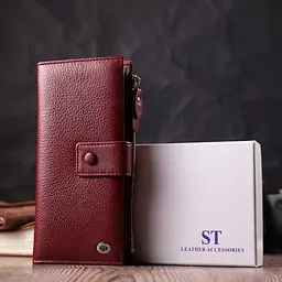 Жіночий шкіряний гаманець ST Leather 9,5х19х2,5 см acs0028464 - мініатюра 9