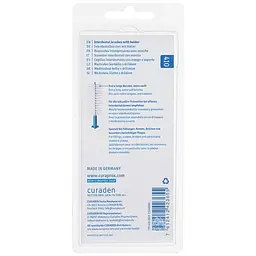 Набір міжзубних щіток Curaprox CPS 410 5 шт. + тримач UHS 451  - мініатюра 2