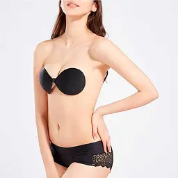 Бюстгальтер-невидимка самоклеючий Fly Bra B Чорний
