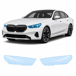 Антигравійна захисна бронеплівка за лекалами для BMW i5 G60 2023- оптика (фари та ПТФ)