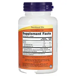 Примула вечірня Evening Primrose Oil 1300 mg 60 рідких капсул NOW vit0005100 - мініатюра 2
