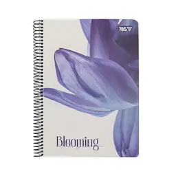 Блокнот пруж. бок А5 80арк. кліт. крафт Blooming №152284/Yes/(60)