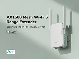 Точка доступу Cudy RE1500 AX1500 Wi-Fi 6 Mesh Repeater (RE1500) - мініатюра 10