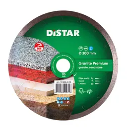 Алмазний диск по граніту Distar Granite Premium 1A1R 200x1,8x10x25,4 мм